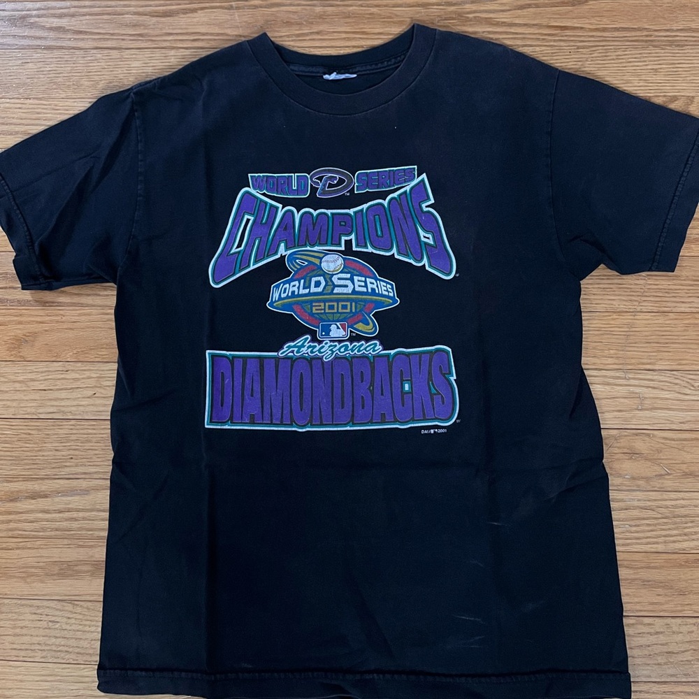 Vintage Arizona Diamondbacks T-shirt World Series 2001